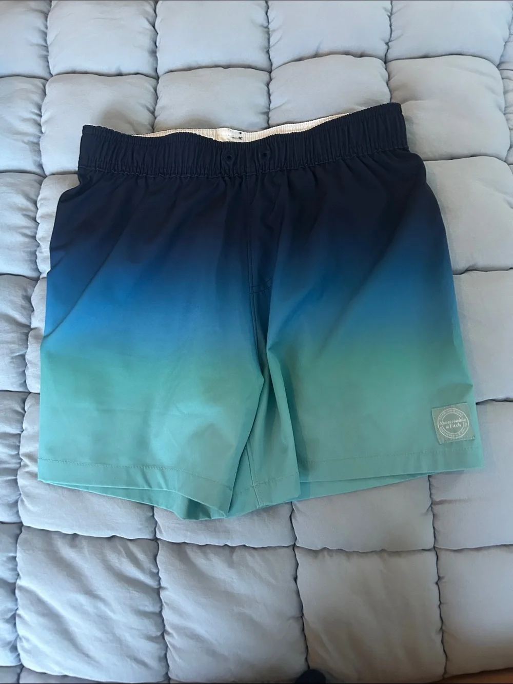 abercrombie kids Ombre Swim Shorts - Navy to Aqua